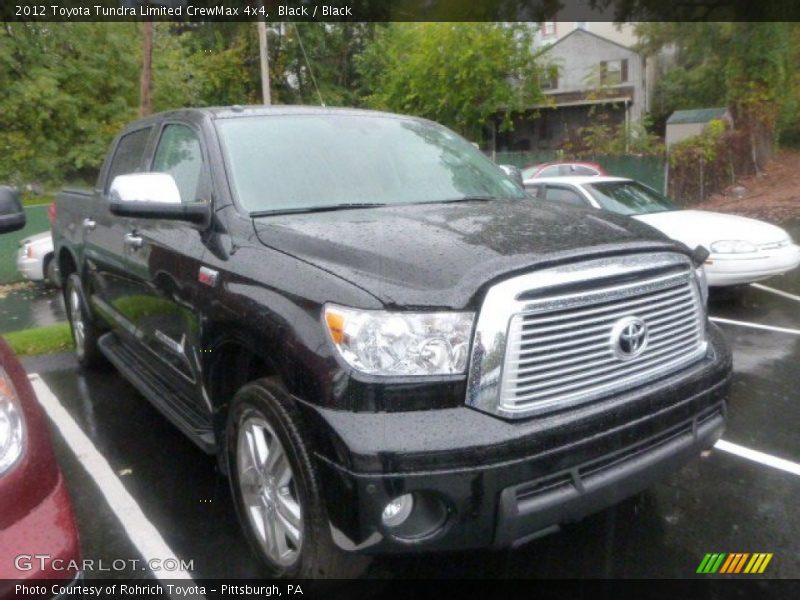 Black / Black 2012 Toyota Tundra Limited CrewMax 4x4