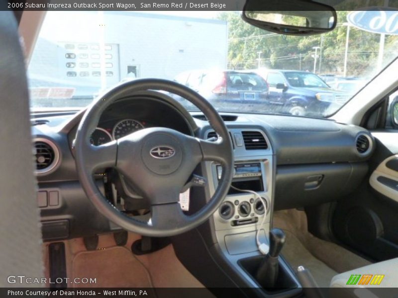 San Remo Red / Desert Beige 2006 Subaru Impreza Outback Sport Wagon