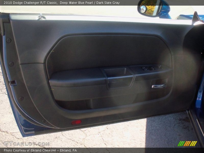 Deep Water Blue Pearl / Dark Slate Gray 2010 Dodge Challenger R/T Classic