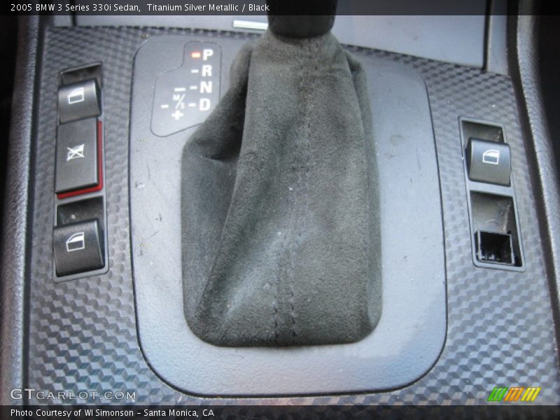 Titanium Silver Metallic / Black 2005 BMW 3 Series 330i Sedan