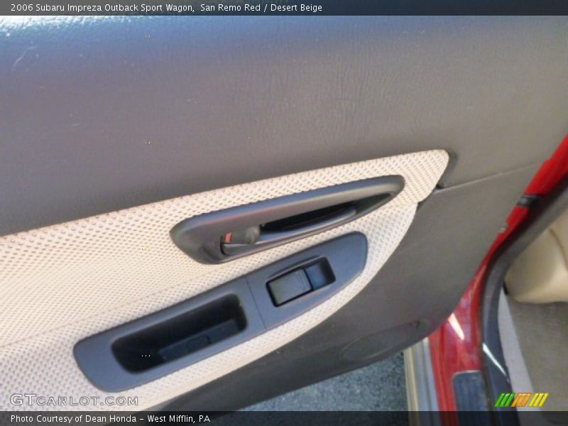 San Remo Red / Desert Beige 2006 Subaru Impreza Outback Sport Wagon