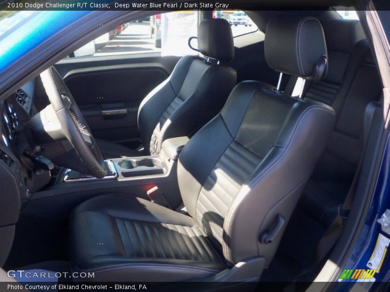 Deep Water Blue Pearl / Dark Slate Gray 2010 Dodge Challenger R/T Classic