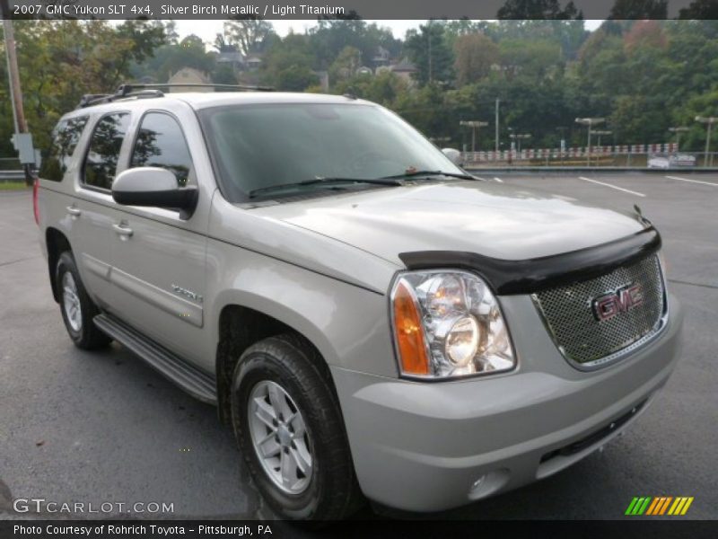 Silver Birch Metallic / Light Titanium 2007 GMC Yukon SLT 4x4