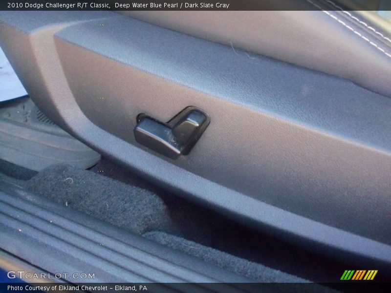 Deep Water Blue Pearl / Dark Slate Gray 2010 Dodge Challenger R/T Classic
