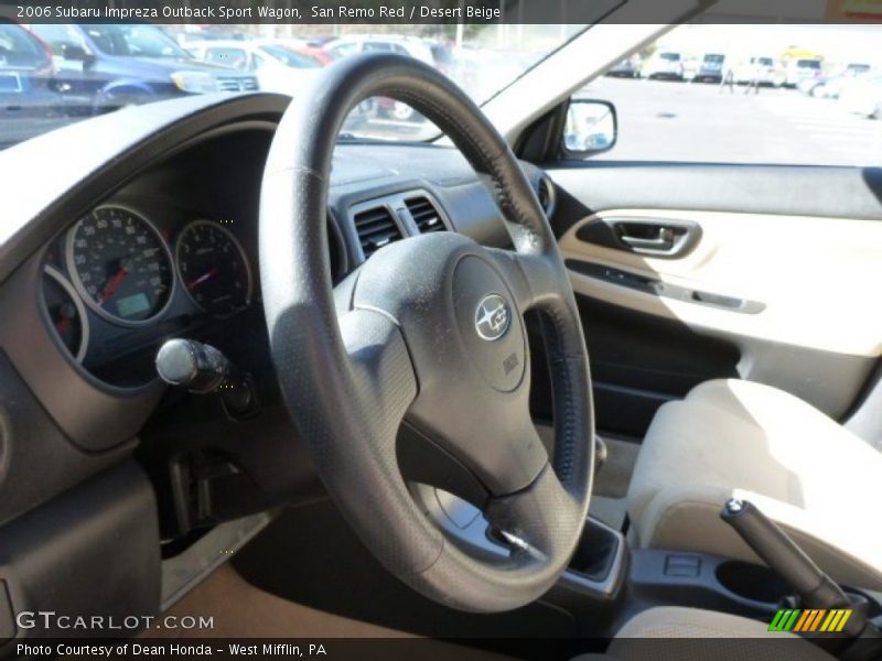 San Remo Red / Desert Beige 2006 Subaru Impreza Outback Sport Wagon