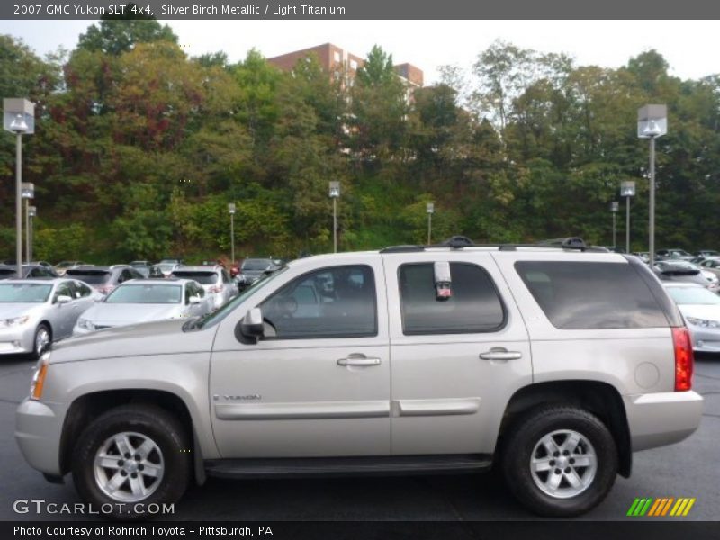 Silver Birch Metallic / Light Titanium 2007 GMC Yukon SLT 4x4