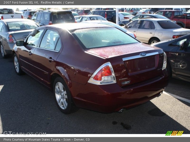 Redfire Metallic / Camel 2007 Ford Fusion SEL V6