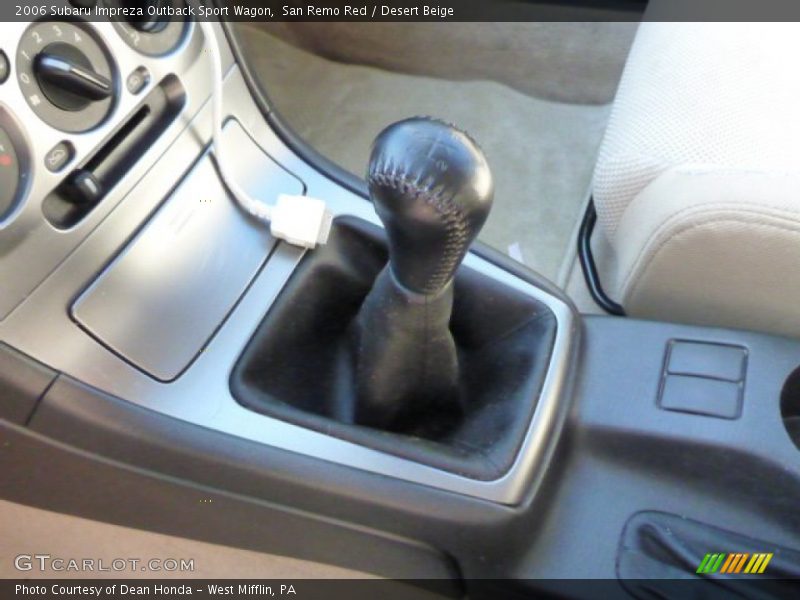 San Remo Red / Desert Beige 2006 Subaru Impreza Outback Sport Wagon