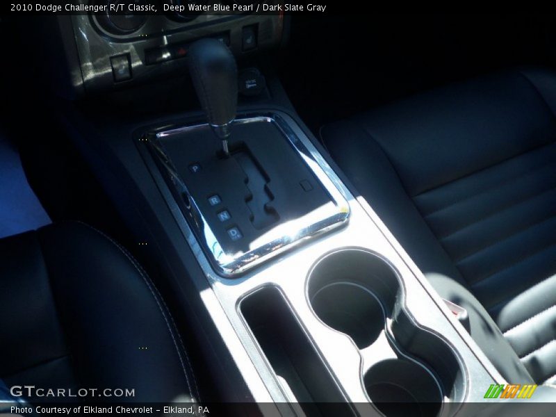 Deep Water Blue Pearl / Dark Slate Gray 2010 Dodge Challenger R/T Classic