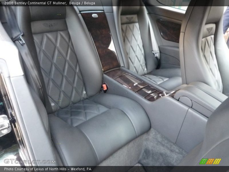Rear Seat of 2008 Continental GT Mulliner