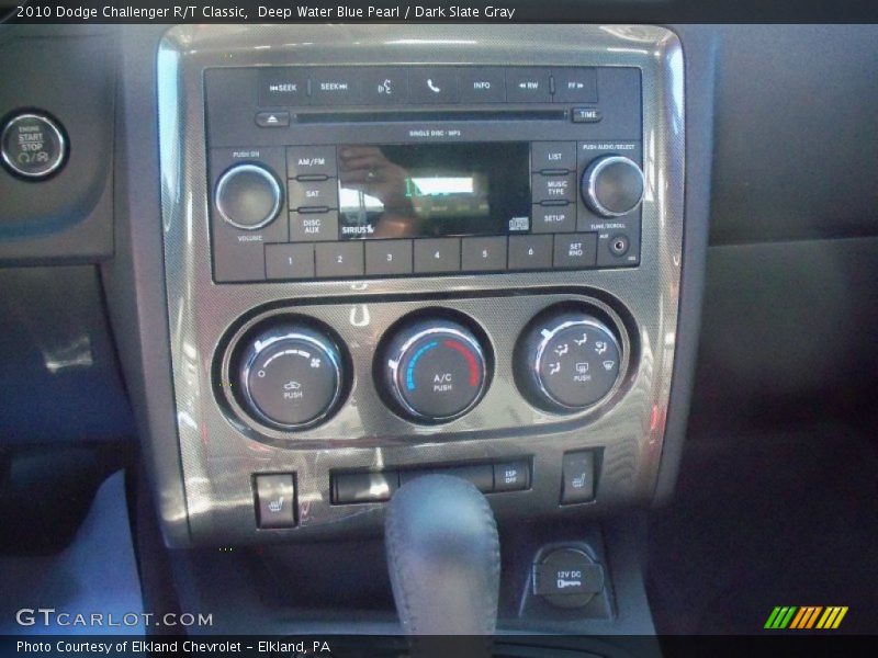 Deep Water Blue Pearl / Dark Slate Gray 2010 Dodge Challenger R/T Classic