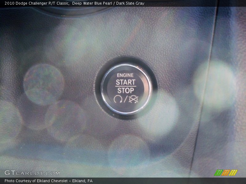 Deep Water Blue Pearl / Dark Slate Gray 2010 Dodge Challenger R/T Classic