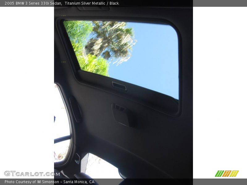 Titanium Silver Metallic / Black 2005 BMW 3 Series 330i Sedan