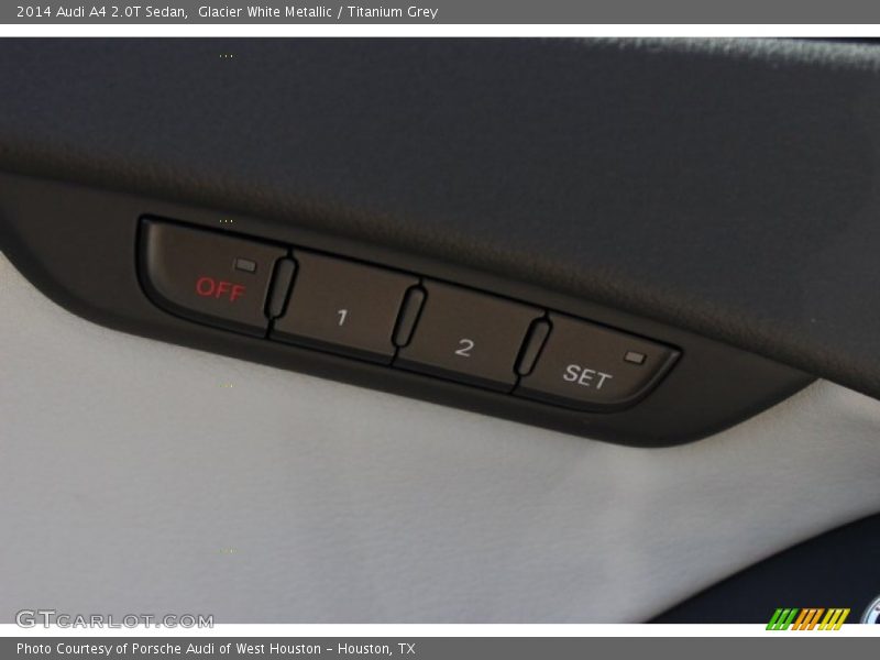 Glacier White Metallic / Titanium Grey 2014 Audi A4 2.0T Sedan