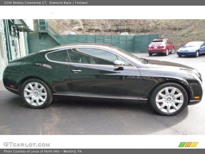 Diamond Black / Portland 2006 Bentley Continental GT