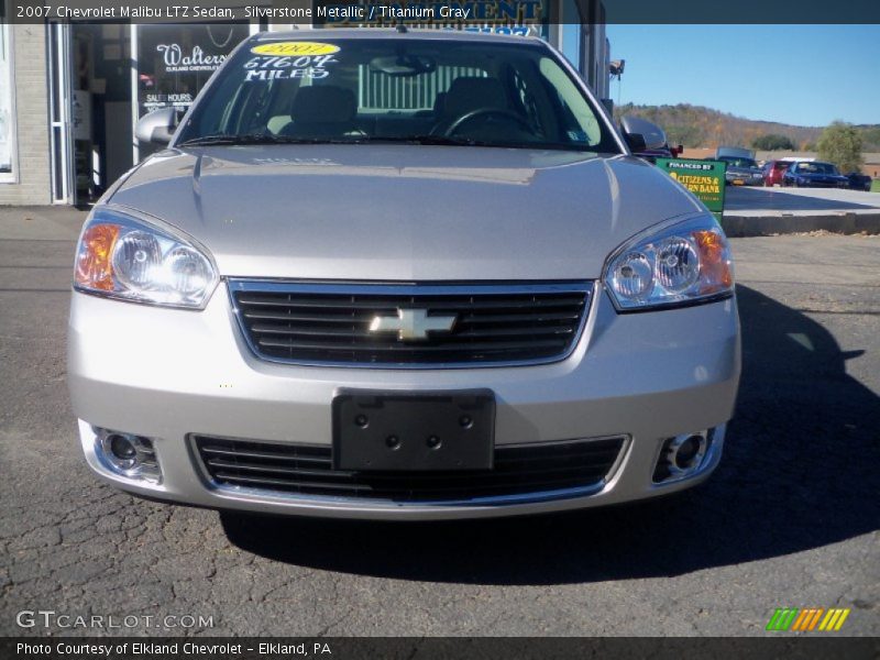 Silverstone Metallic / Titanium Gray 2007 Chevrolet Malibu LTZ Sedan