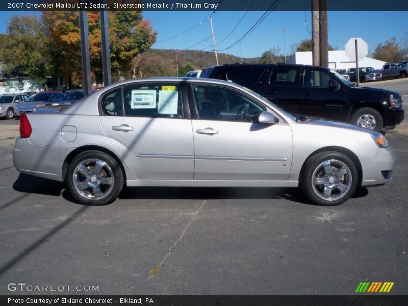 Silverstone Metallic / Titanium Gray 2007 Chevrolet Malibu LTZ Sedan