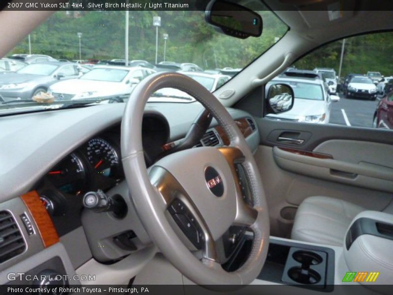 Silver Birch Metallic / Light Titanium 2007 GMC Yukon SLT 4x4