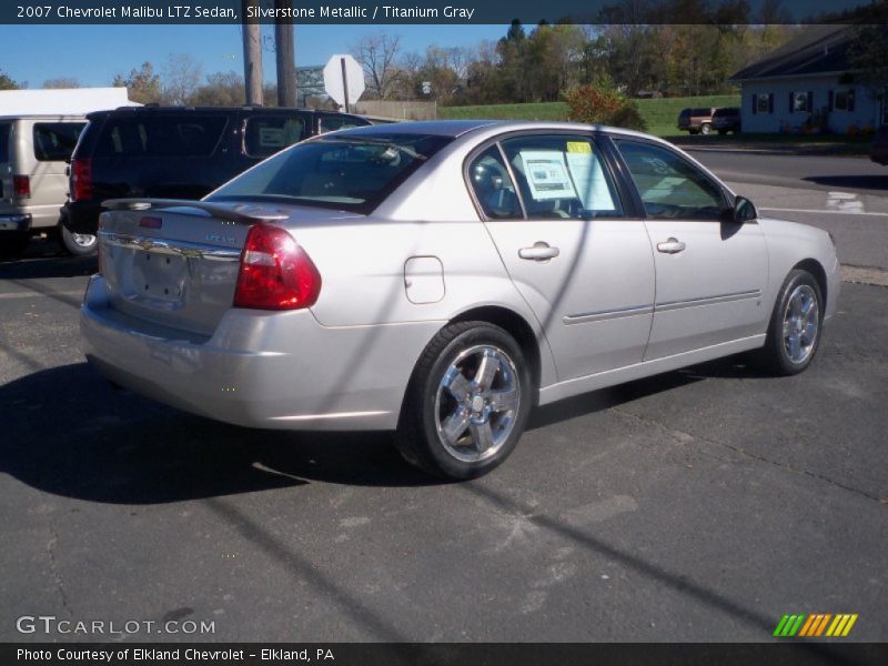 Silverstone Metallic / Titanium Gray 2007 Chevrolet Malibu LTZ Sedan