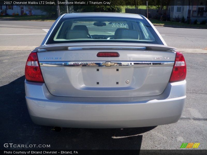 Silverstone Metallic / Titanium Gray 2007 Chevrolet Malibu LTZ Sedan