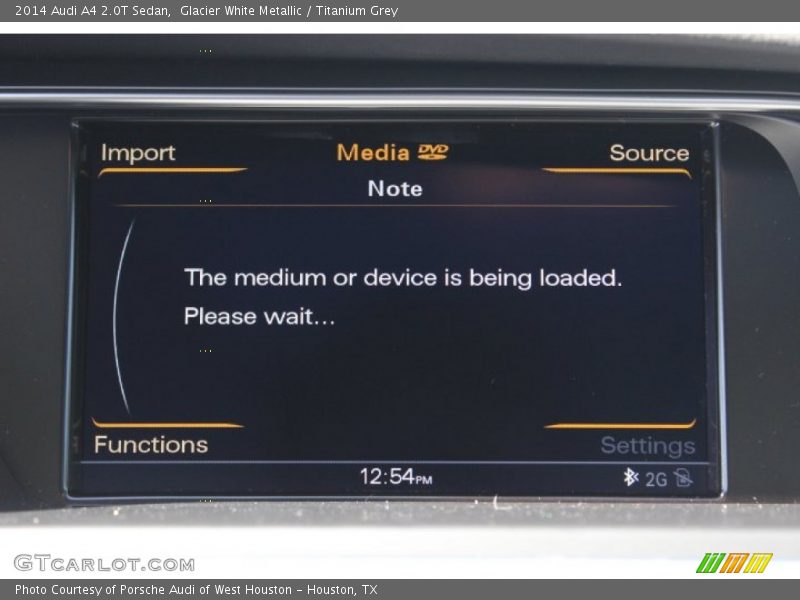 Glacier White Metallic / Titanium Grey 2014 Audi A4 2.0T Sedan