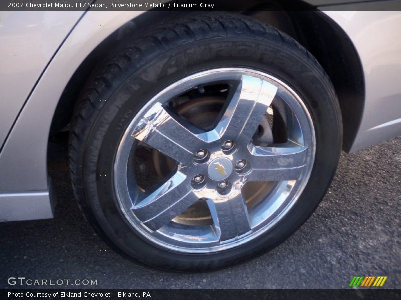 Silverstone Metallic / Titanium Gray 2007 Chevrolet Malibu LTZ Sedan