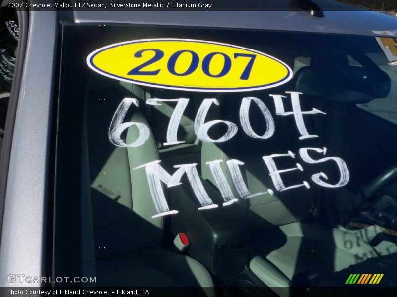 Silverstone Metallic / Titanium Gray 2007 Chevrolet Malibu LTZ Sedan