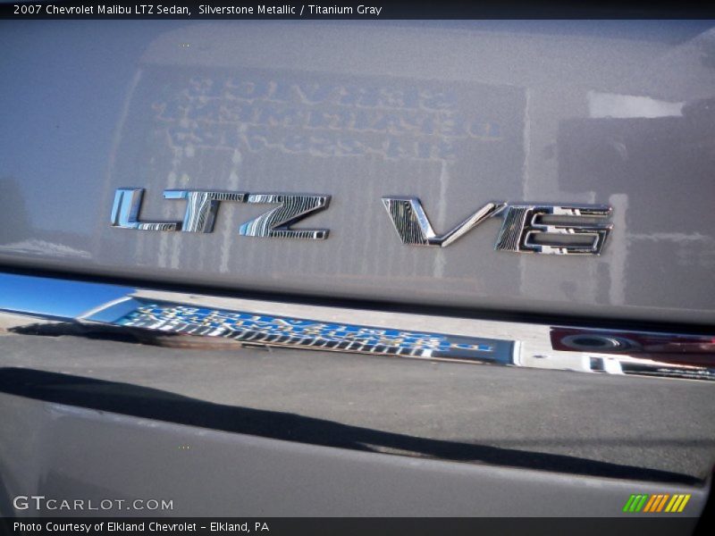 Silverstone Metallic / Titanium Gray 2007 Chevrolet Malibu LTZ Sedan