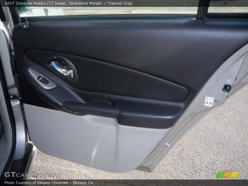 Silverstone Metallic / Titanium Gray 2007 Chevrolet Malibu LTZ Sedan