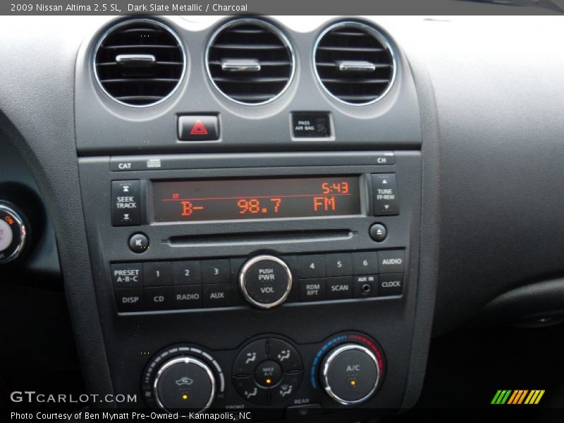 Dark Slate Metallic / Charcoal 2009 Nissan Altima 2.5 SL
