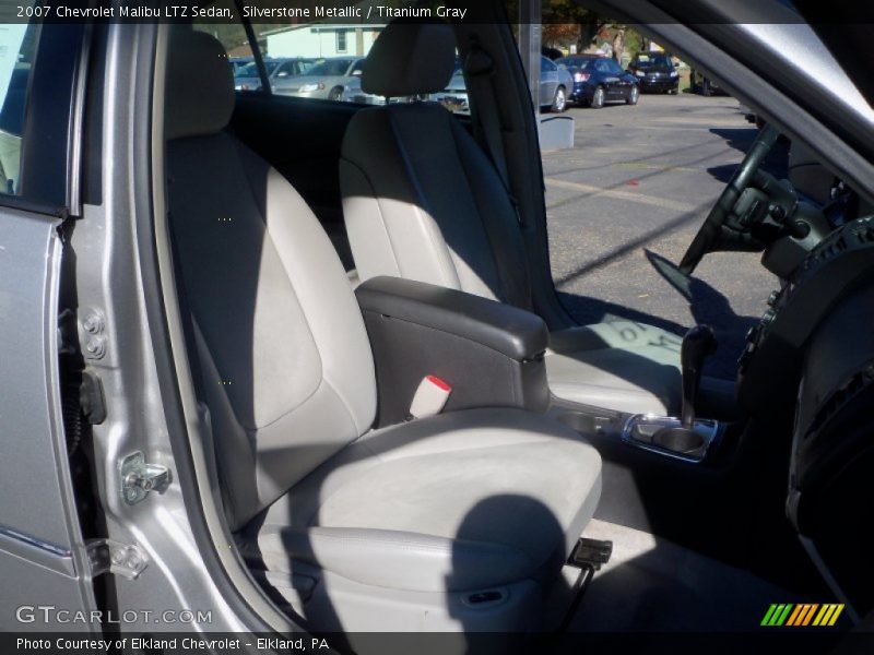 Silverstone Metallic / Titanium Gray 2007 Chevrolet Malibu LTZ Sedan