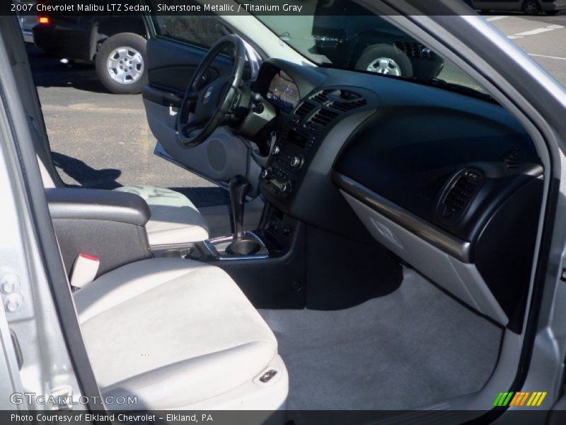 Silverstone Metallic / Titanium Gray 2007 Chevrolet Malibu LTZ Sedan