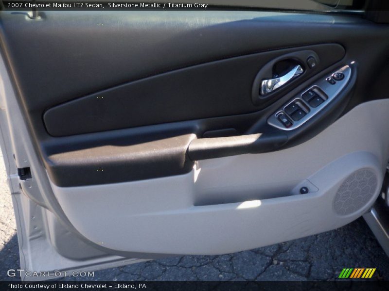 Silverstone Metallic / Titanium Gray 2007 Chevrolet Malibu LTZ Sedan
