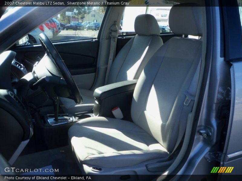 Silverstone Metallic / Titanium Gray 2007 Chevrolet Malibu LTZ Sedan