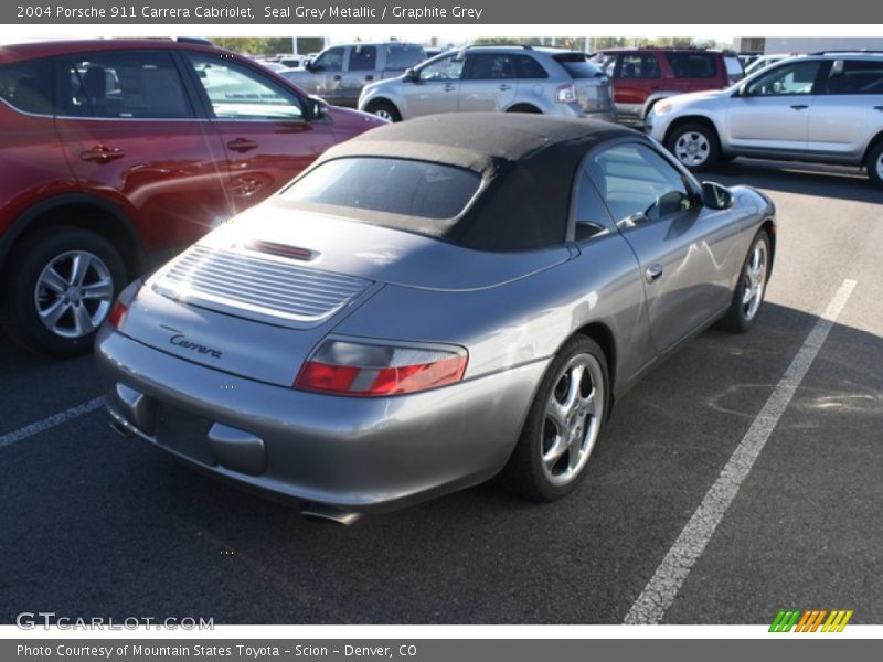 Seal Grey Metallic / Graphite Grey 2004 Porsche 911 Carrera Cabriolet