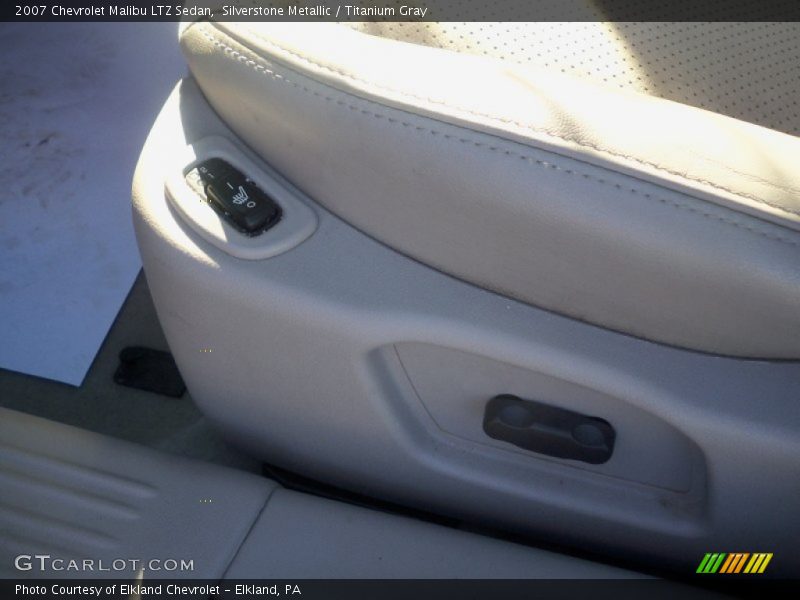 Silverstone Metallic / Titanium Gray 2007 Chevrolet Malibu LTZ Sedan