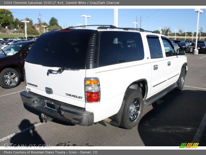 Summit White / Gray/Dark Charcoal 2004 Chevrolet Suburban 1500 LT 4x4