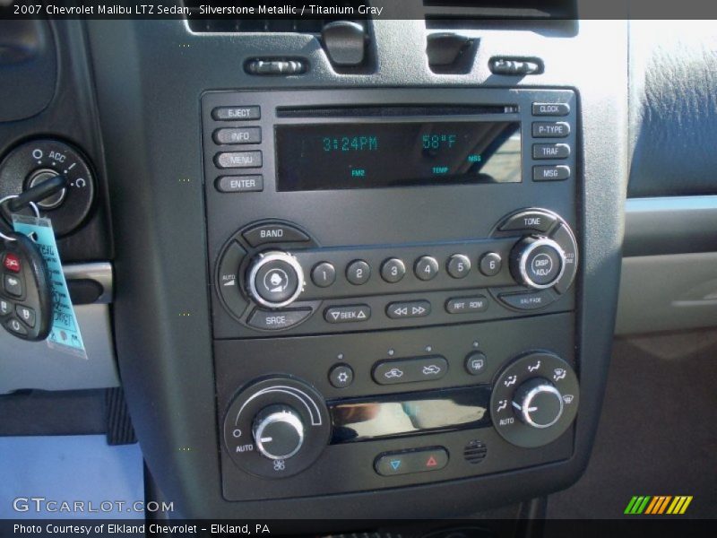 Silverstone Metallic / Titanium Gray 2007 Chevrolet Malibu LTZ Sedan