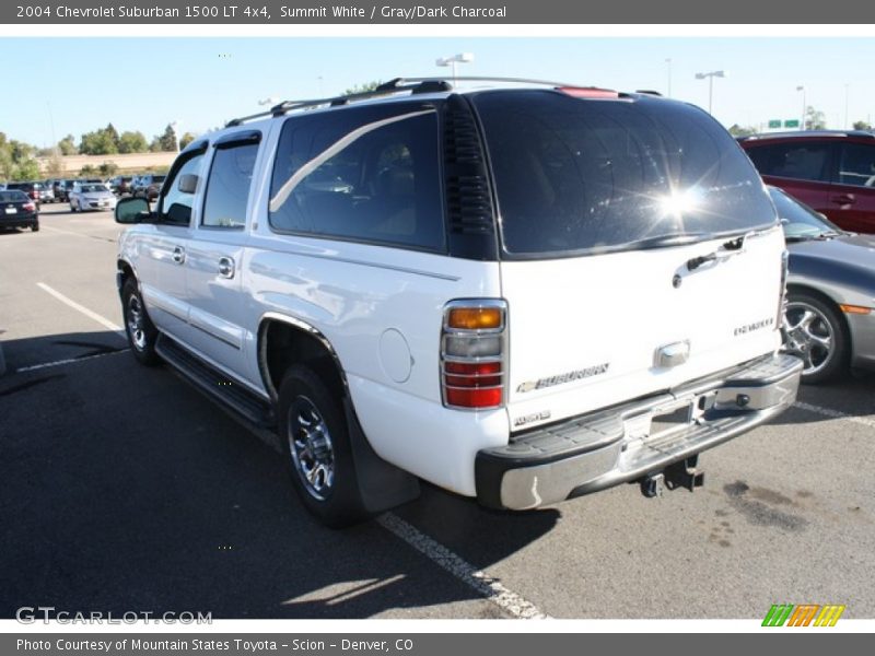 Summit White / Gray/Dark Charcoal 2004 Chevrolet Suburban 1500 LT 4x4