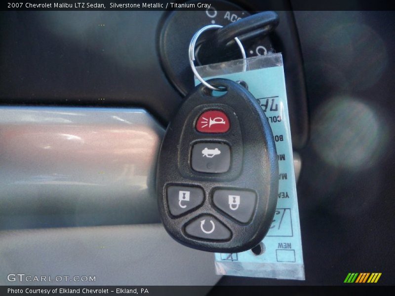 Silverstone Metallic / Titanium Gray 2007 Chevrolet Malibu LTZ Sedan