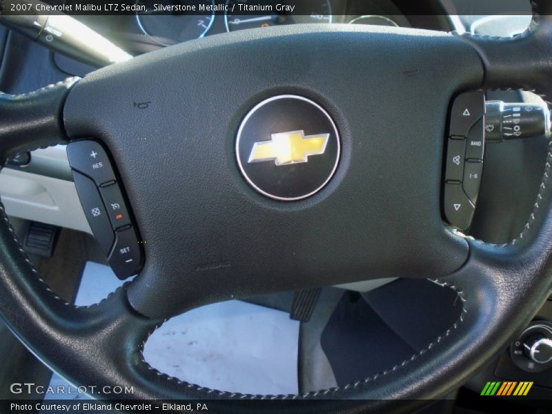Silverstone Metallic / Titanium Gray 2007 Chevrolet Malibu LTZ Sedan