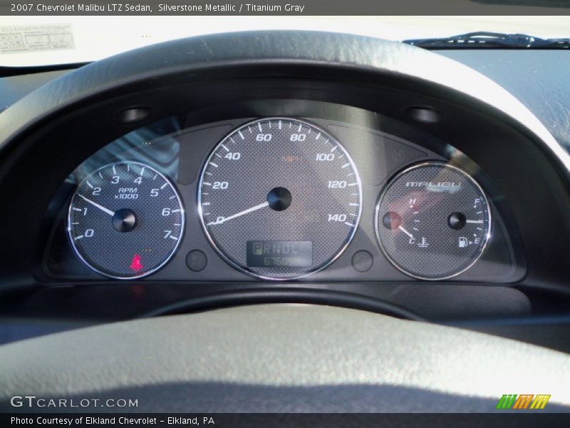 Silverstone Metallic / Titanium Gray 2007 Chevrolet Malibu LTZ Sedan