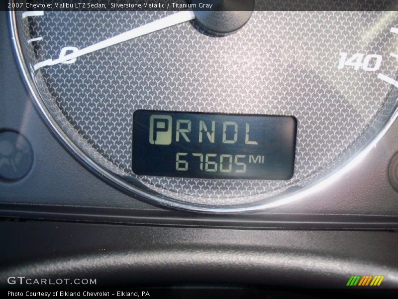 Silverstone Metallic / Titanium Gray 2007 Chevrolet Malibu LTZ Sedan