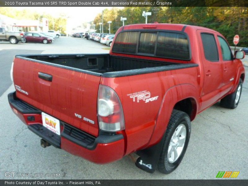 Barcelona Red Metallic / Graphite 2010 Toyota Tacoma V6 SR5 TRD Sport Double Cab 4x4