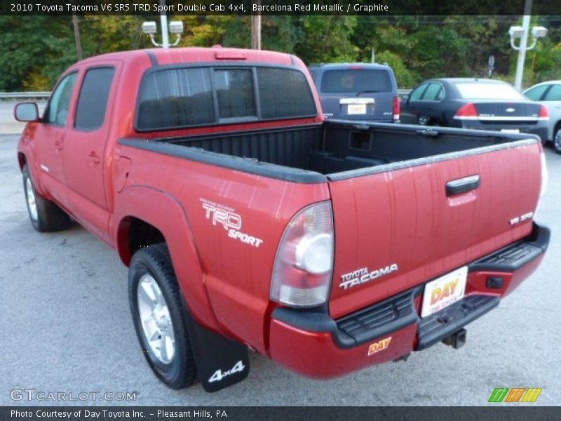 Barcelona Red Metallic / Graphite 2010 Toyota Tacoma V6 SR5 TRD Sport Double Cab 4x4