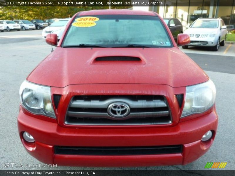 Barcelona Red Metallic / Graphite 2010 Toyota Tacoma V6 SR5 TRD Sport Double Cab 4x4