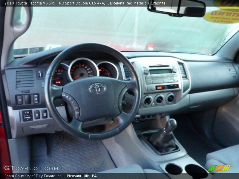 Barcelona Red Metallic / Graphite 2010 Toyota Tacoma V6 SR5 TRD Sport Double Cab 4x4