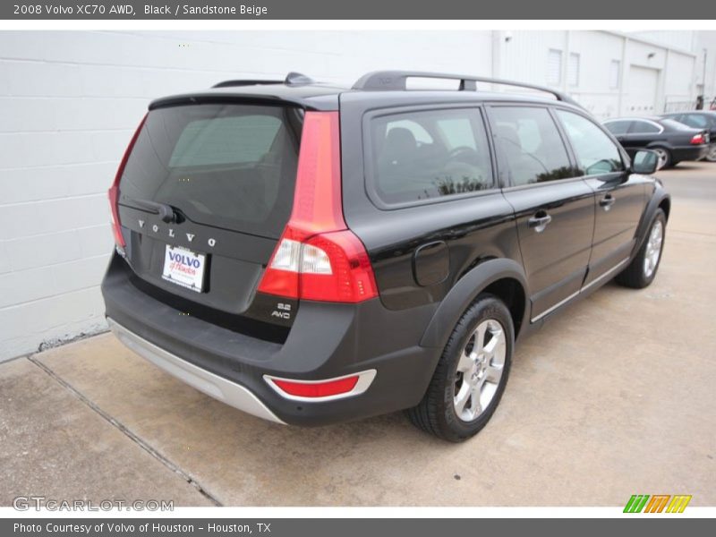Black / Sandstone Beige 2008 Volvo XC70 AWD