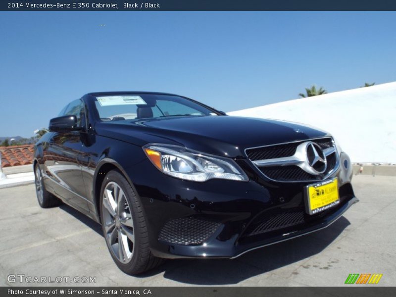 Black / Black 2014 Mercedes-Benz E 350 Cabriolet
