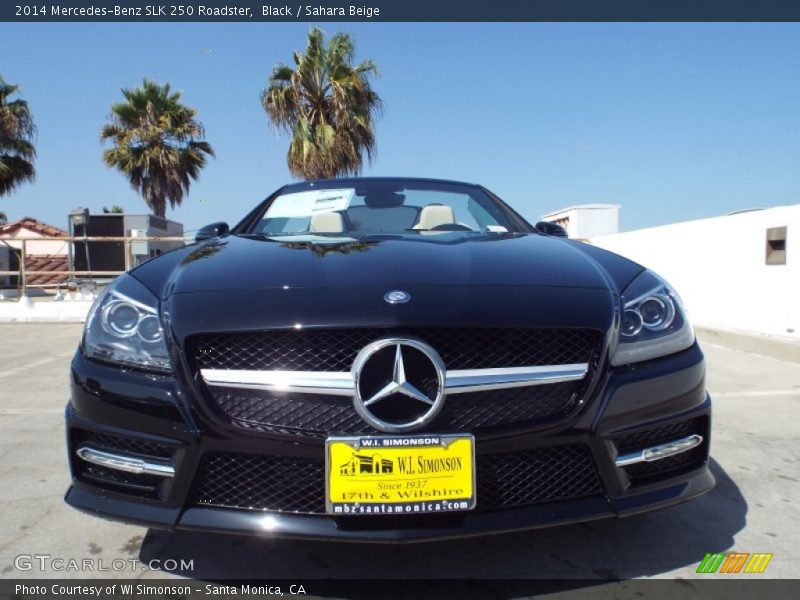 Black / Sahara Beige 2014 Mercedes-Benz SLK 250 Roadster